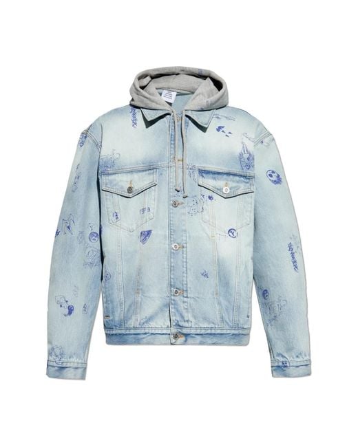Vetements Blue Denim Jackets for men