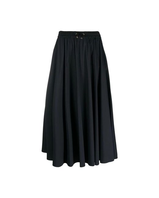 Herno Black Midi Skirts