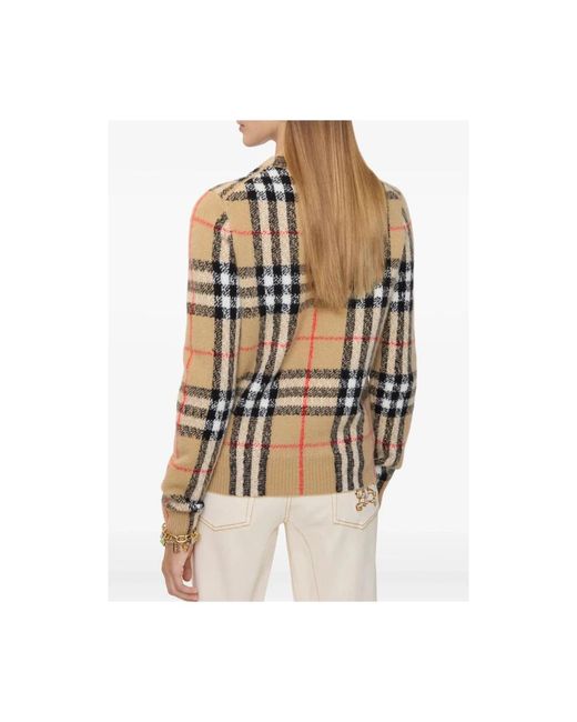 Burberry Natural Cashmere Knitwear