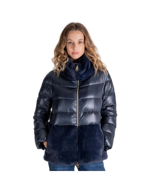 Herno Blue Winter Jackets
