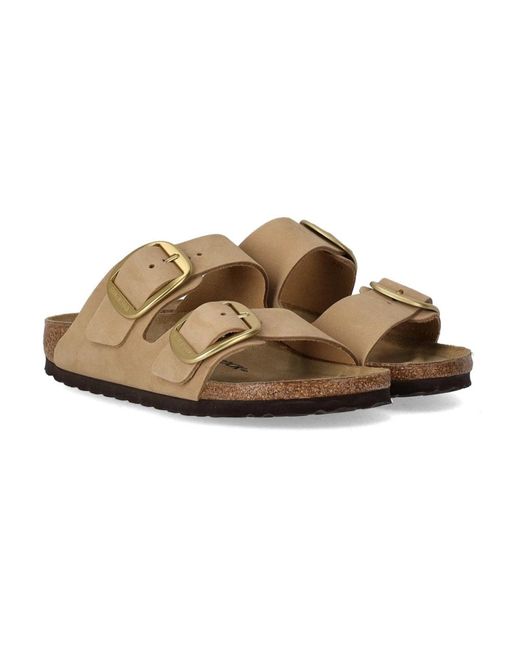 Sliders Birkenstock en coloris Brown