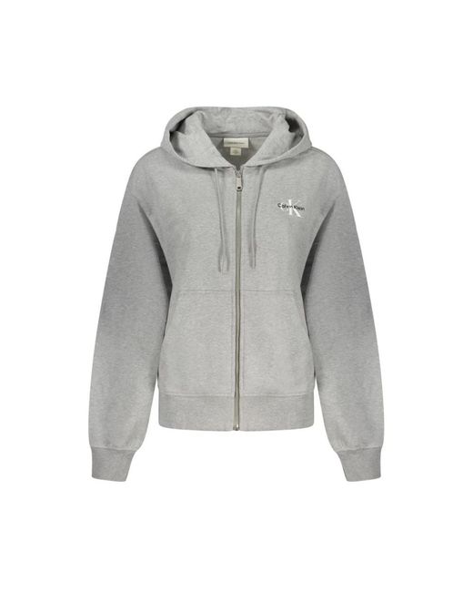 Calvin Klein Gray Zip-Throughs