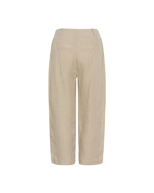 Part Two Natural Cropped Trousers