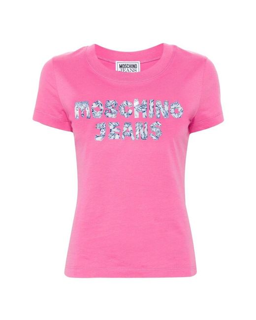 T-Shirts Moschino en coloris Pink