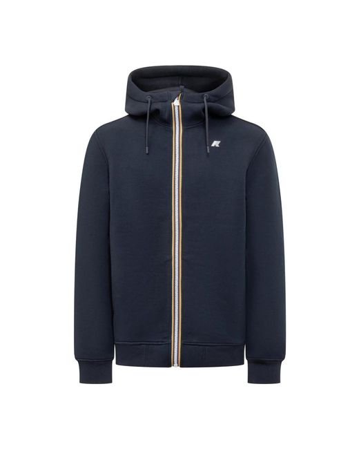 K-Way Hoodies & Sweatvesten ,Blauw ,Polyester Rainer Spacer in het Blue voor heren