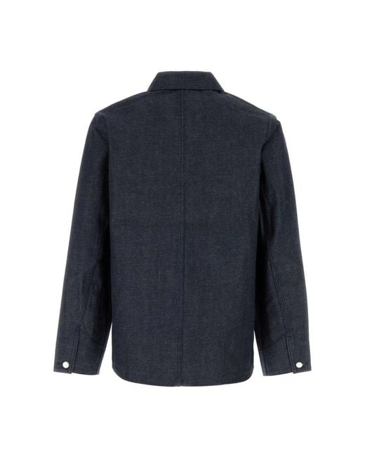 A.P.C. Blue Denim Jackets for men