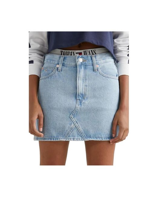 Tommy Hilfiger Blue Short Skirts