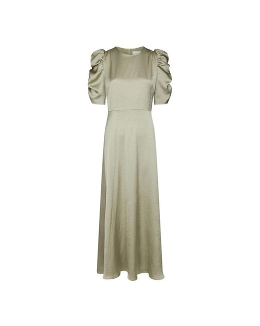 Neo Noir Green Maxi Dresses