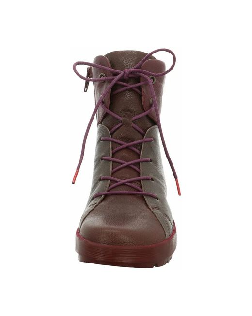 Think! Brown Schnürstiefelette