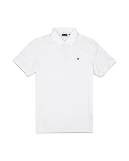 Napapijri White Polo Shirts for men