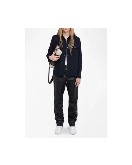 Shirts Zadig & Voltaire en coloris Blue