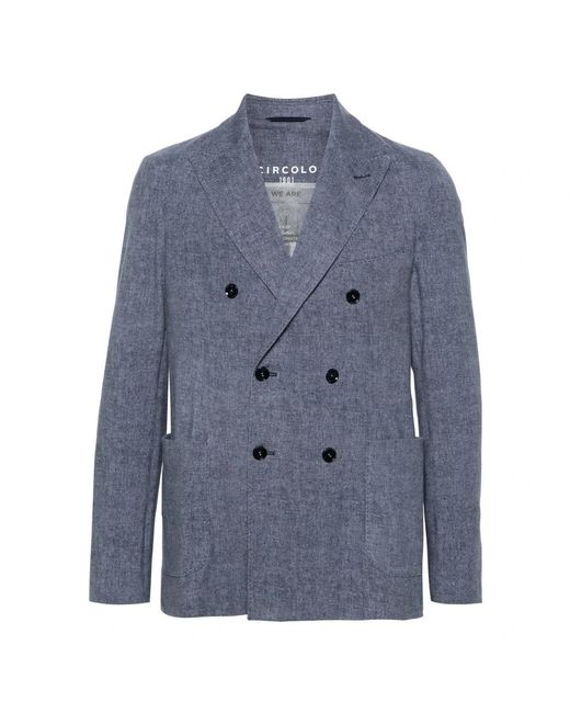 Circolo 1901 Blue Blazers for men