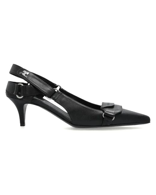 Courreges Black Pumps