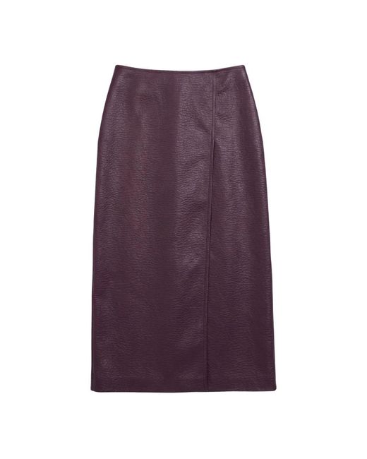 Leather Skirts 8pm de color Purple
