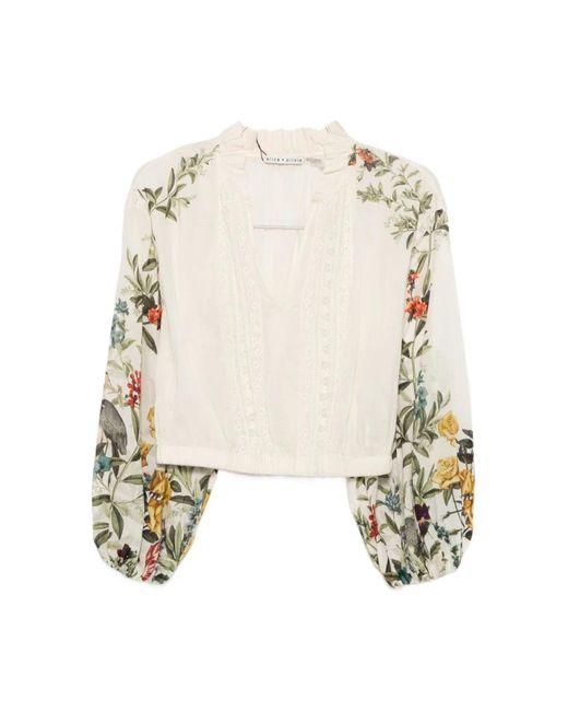Alice + Olivia Metallic Blouses