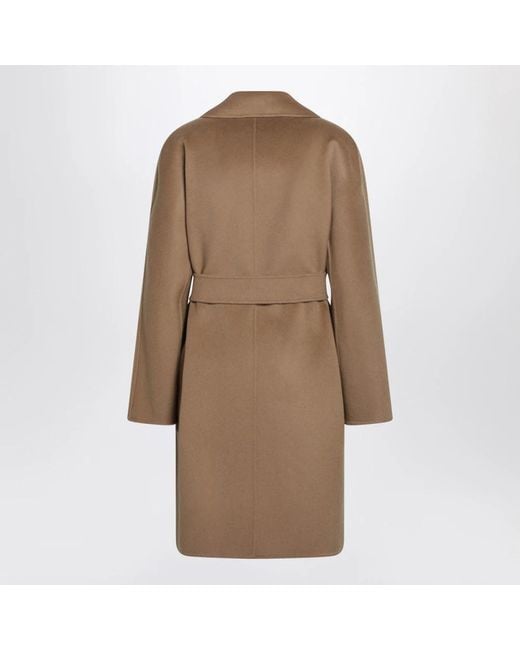 Max Mara Brown Belted Coats
