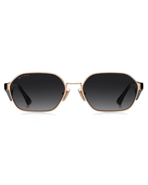 Etro Black Combi Tailoring Sonnenbrille