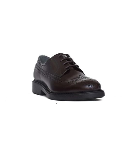 Hogan Black Dress Shoes for men