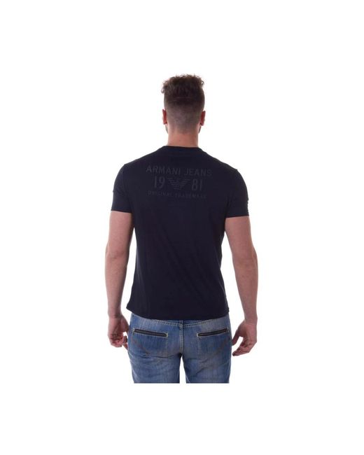 Armani Jeans Blue T-Shirts for men