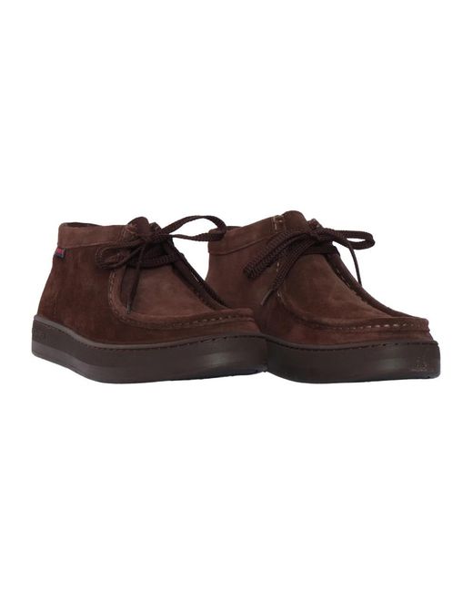 Sebago Brown Lace-Up Boots for men