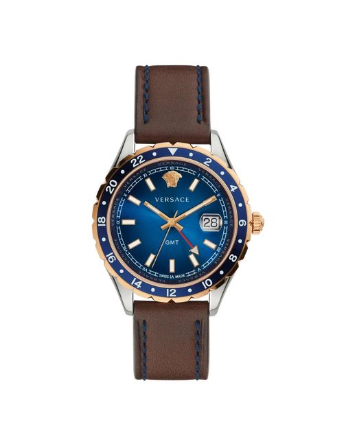 Versace Hellenyium Gmt Watch in het Blue voor heren