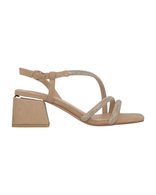 Alma En Pena. Metallic High Heel Sandals