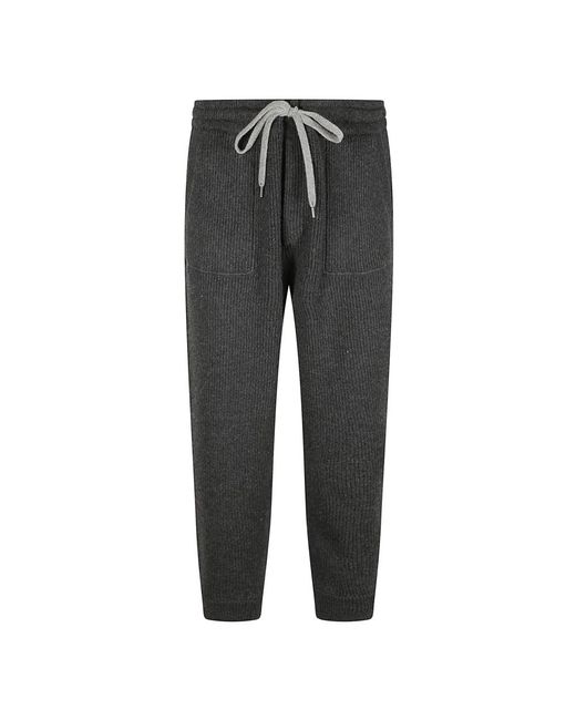 Brunello Cucinelli Gray Sweatpants for men