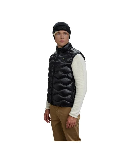 Vests Blauer de hombre de color Black