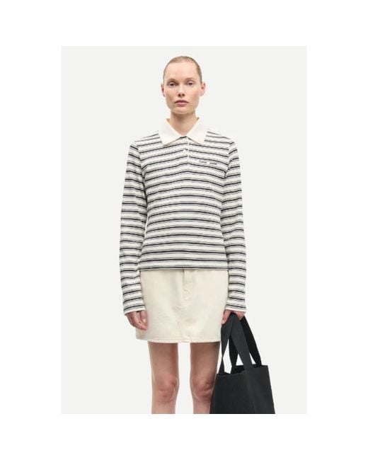 Samsøe & Samsøe Gray Polo Shirts