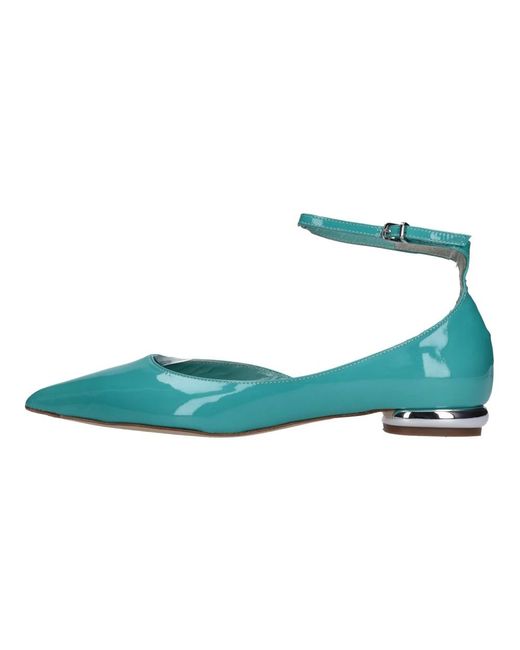 NCUB Blue Flache Schuhe Grün