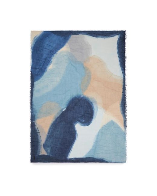 Faliero Sarti Bubbles Scarf in Blue für Herren