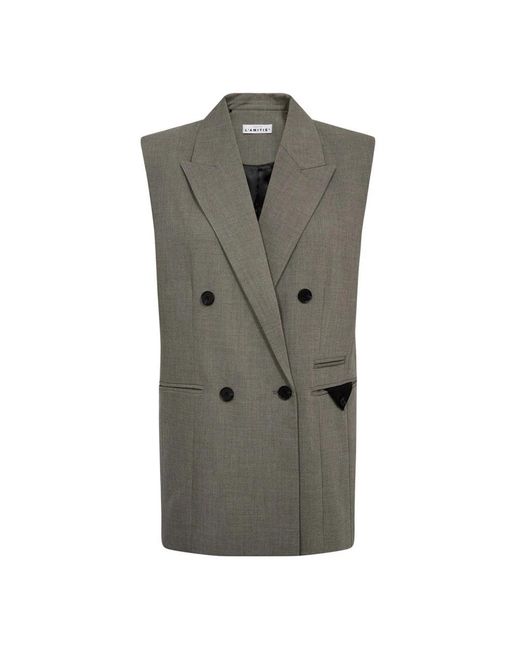 Haute L'Amitié Gray Waistcoats