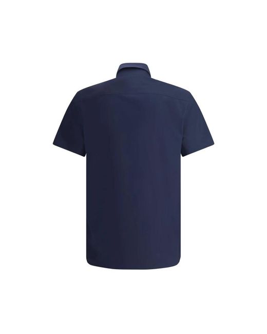 Burberry Short Sleeve Shirts in het Blue voor heren