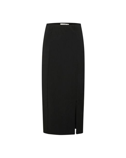 Gestuz Black Midi Skirts