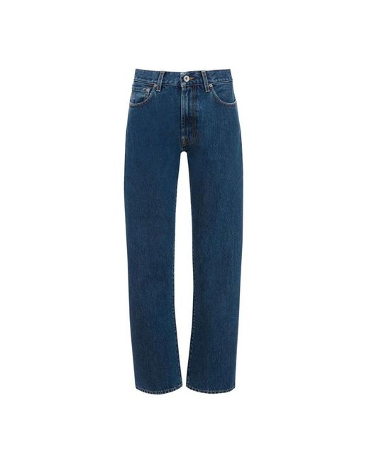J.W. Anderson Blue Straight Jeans