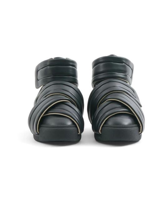 Maison Margiela Black Lace-Up Boots for men