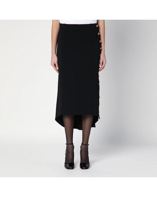 Givenchy Black Midi Skirts