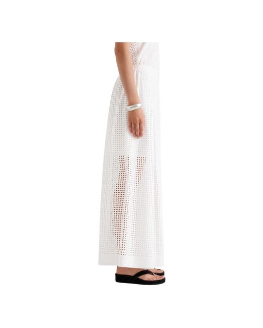 MEIMEIJ White Wide Trousers