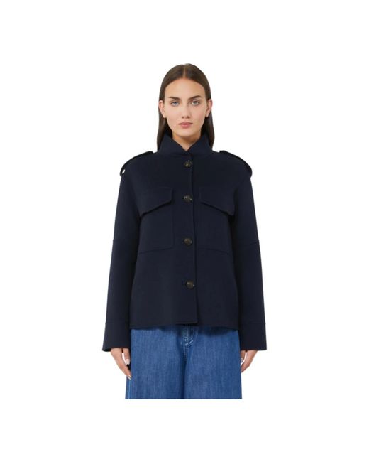 Max Mara Blue Light Jackets