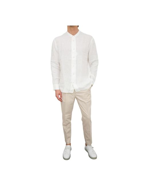 Paolo Pecora White Casual Shirts for men