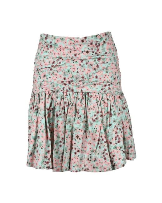 WEILI ZHENG Multicolor Short Skirts