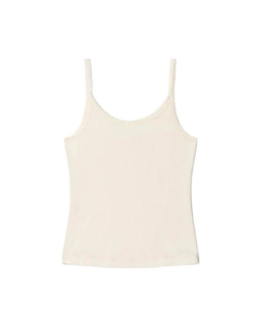 Re/done White Spitzentop
