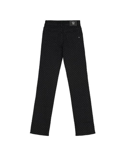Versace Jeans Couture Black Straight Fit Jeans