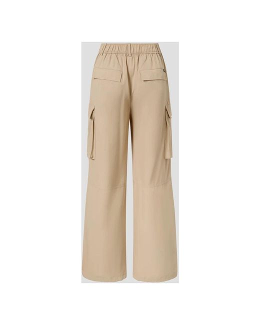 Trousers > wide trousers Karl Lagerfeld en coloris Natural