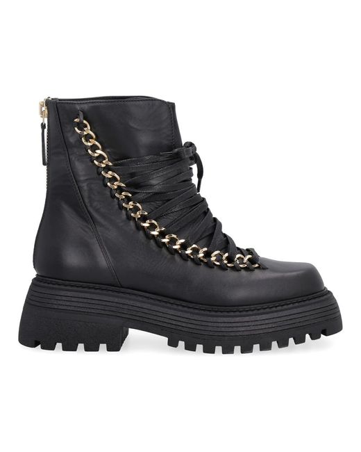 Lace-Up Boots di ALEVI in Black