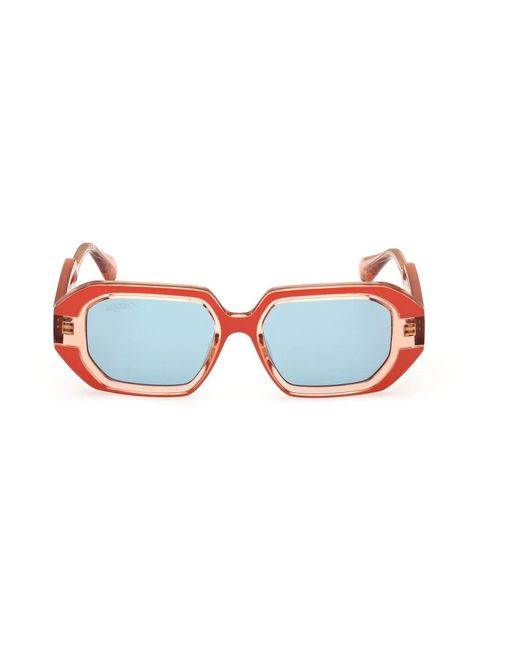 MAX&Co. Blue Sonnenbrille quadratisch transparent