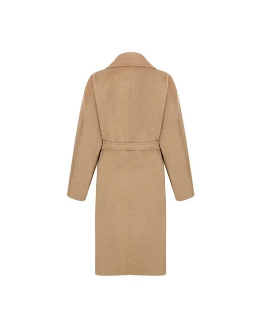 Max Mara Natural Single-Breasted Coats