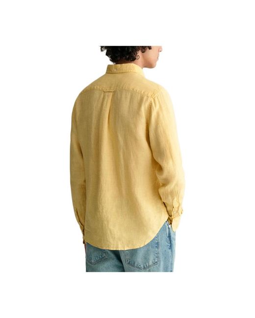 Gant Yellow Casual Shirts for men