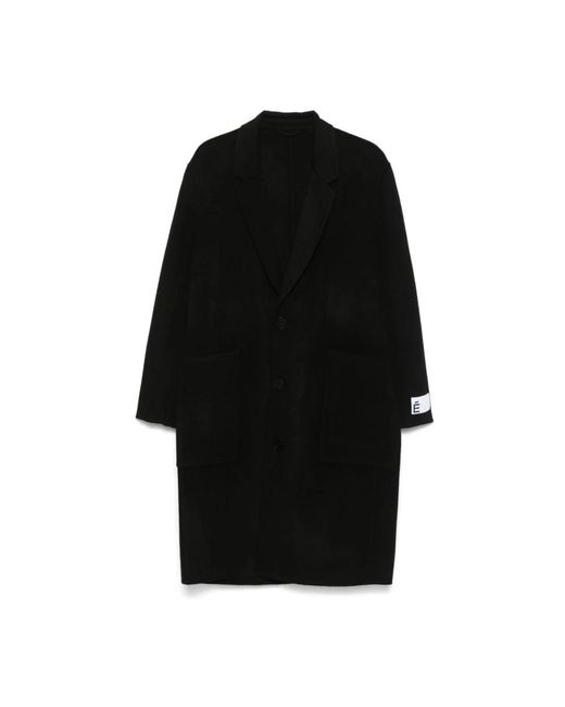 Etudes Studio Single-Breasted Coats in het Black voor heren