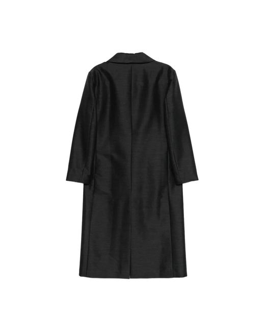Alberta Ferretti Black Single-Breasted Coats
